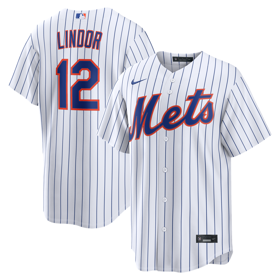 New York Mets Francisco Lindor | Nike White Home Replica Jersey