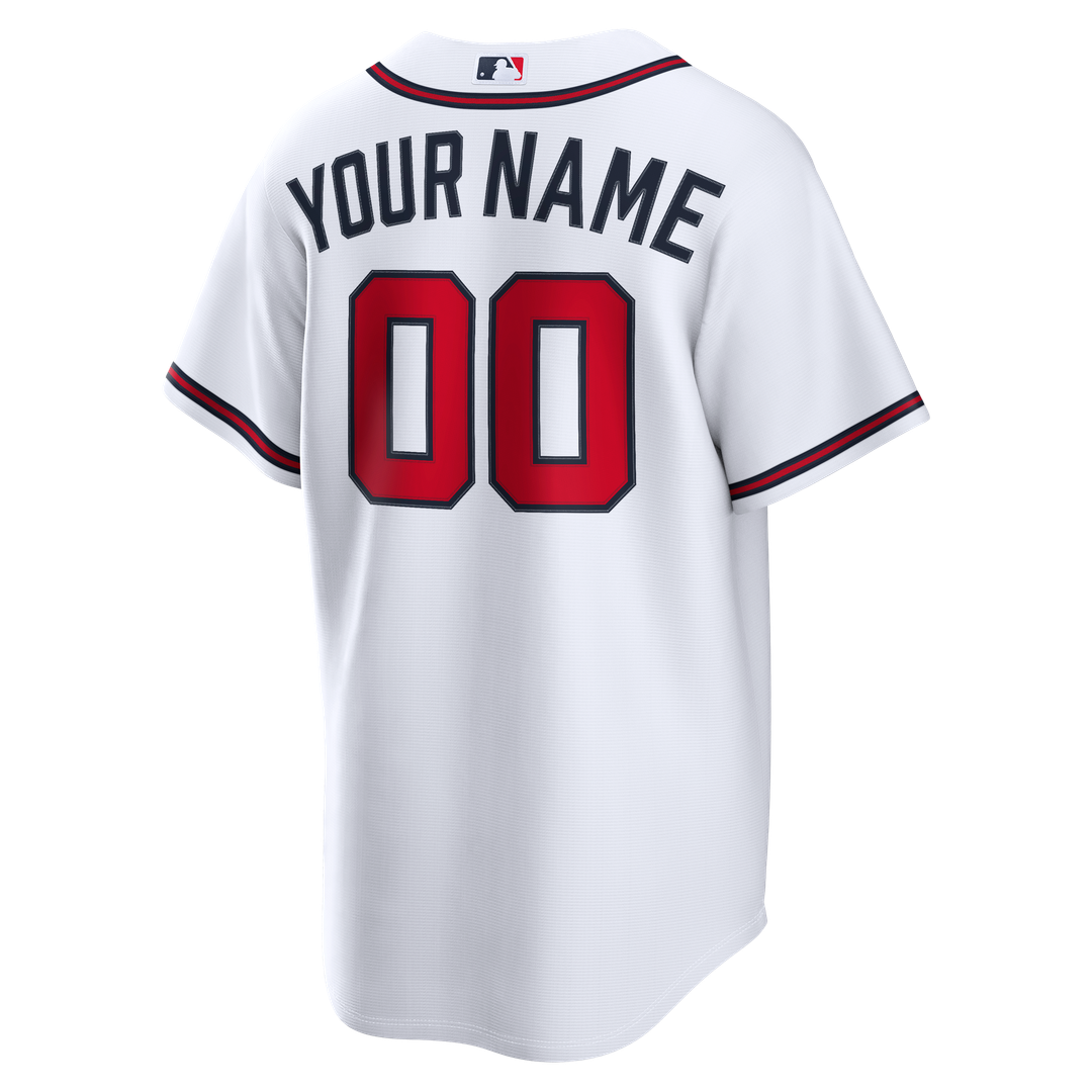 Atlanta Braves | Nike White Home Stadium Custom Jersey