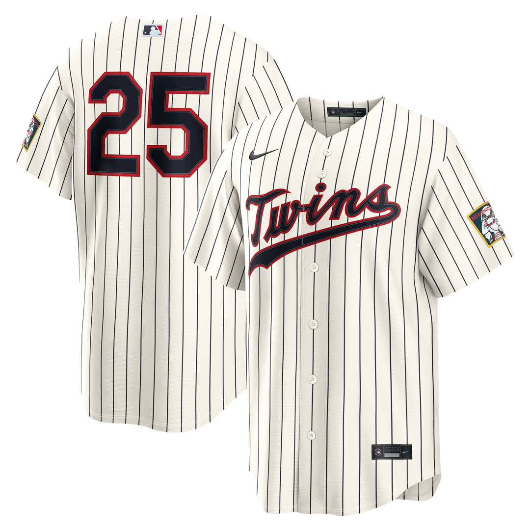 Minnesota Twins Byron Buxton | Nike Cream 2026 Field of Dreams Stadium Jersey