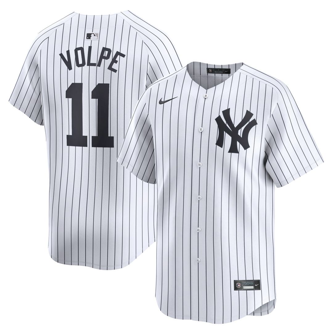 New York Yankees Anthony Volpe | Nike Gray Away Limited Player Jersey