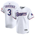 Texas Rangers Leody Taveras | Nike White Home Limited Player Jersey