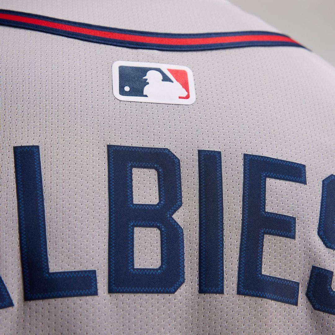 Atlanta Braves Ozzie Albies | Nike Gray Road Limited Player Jersey