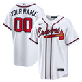 Atlanta Braves | Nike White Home Stadium Custom Jersey