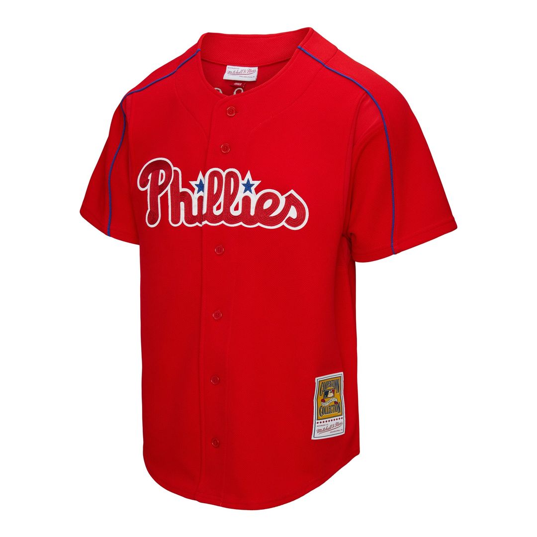Philadelphia Phillies Ryan Howard | Mitchell & Ness Red Big & Tall Cooperstown Mesh Batting Practice Jersey
