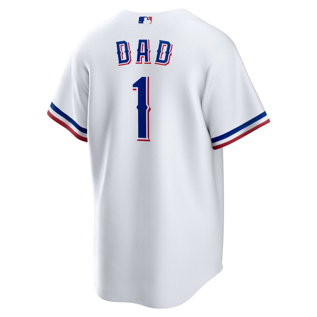 Texas Rangers | Nike White #1 Dad Home Replica Jersey