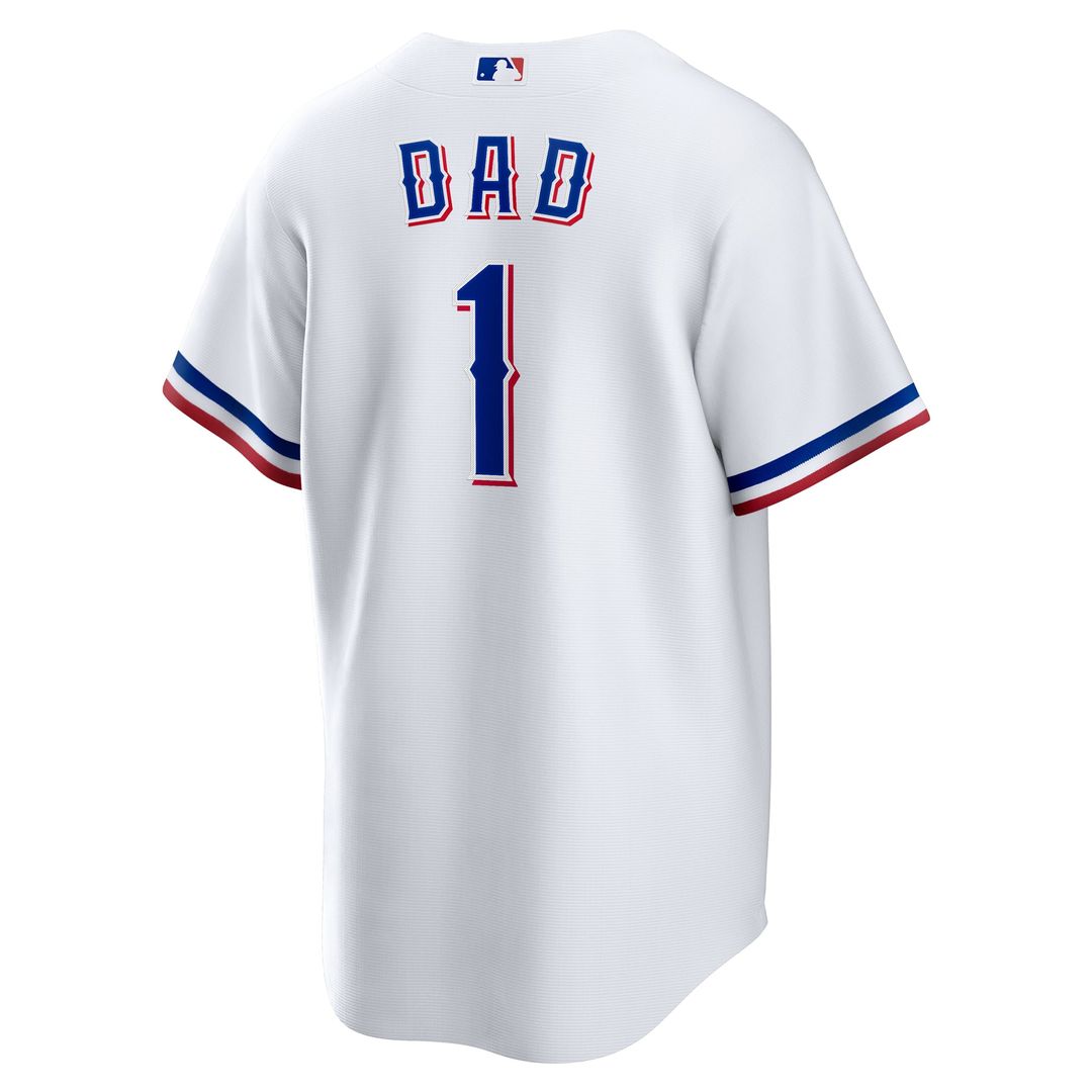 Texas Rangers | Nike White #1 Dad Home Replica Jersey
