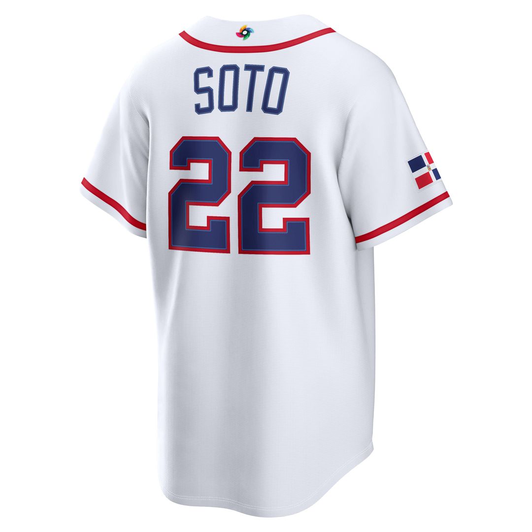 Dominican Republic Baseball Juan Soto | Nike White 2026 World Baseball Classic Home Stadium Jersey