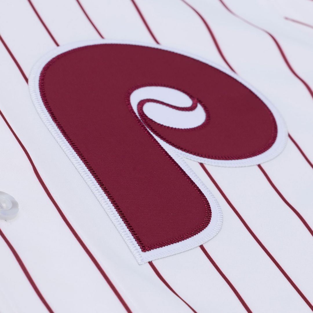 Philadelphia Phillies Jimmy Rollins | Mitchell & Ness White 2003 Cooperstown Collection Authentic Jersey
