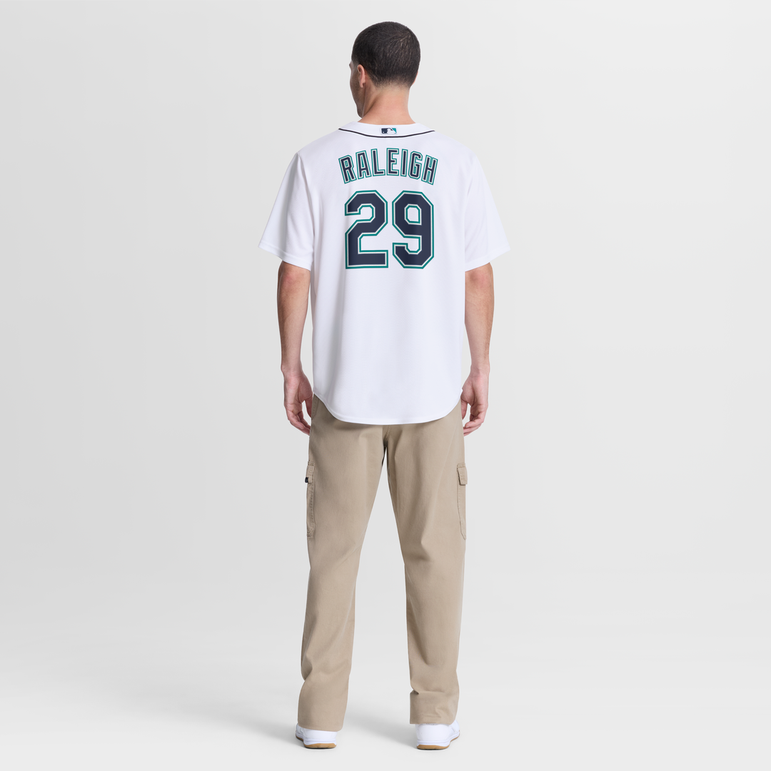 Seattle Mariners Cal Raleigh | Nike White Home Replica Jersey