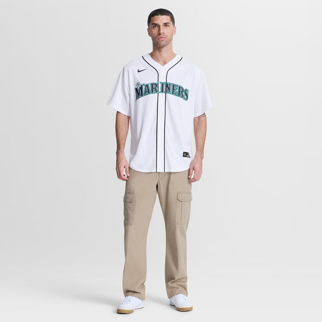 Seattle Mariners Cal Raleigh | Nike White Home Replica Jersey
