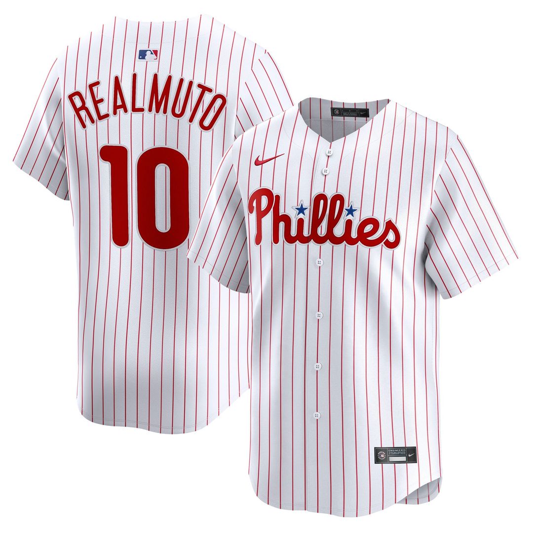 Philadelphia Phillies J.T. Realmuto | Nike White Home Limited Player Jersey
