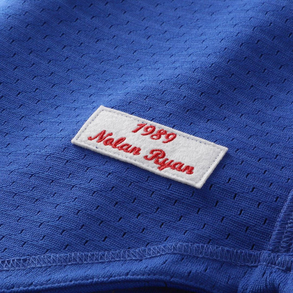 Texas Rangers Nolan Ryan | Mitchell & Ness Royal Big & Tall Cooperstown Mesh Batting Practice Jersey