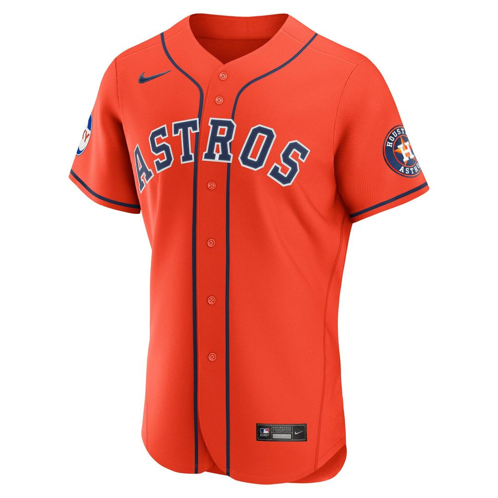 Houston Astros | Nike Orange Alternate Sponsor Patch Authentic Jersey