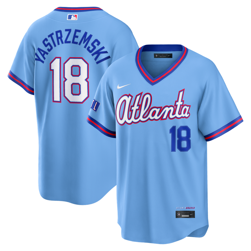 Atlanta Braves Mike Yastrzemski | Nike Powder Blue 2026 City Connect Stadium Jersey
