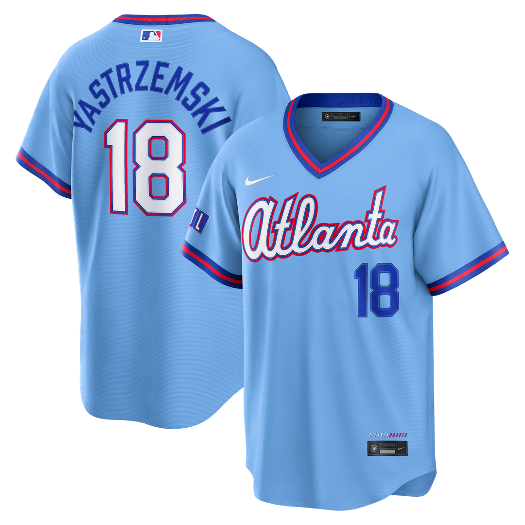 Atlanta Braves Mike Yastrzemski | Nike Powder Blue 2026 City Connect Stadium Jersey