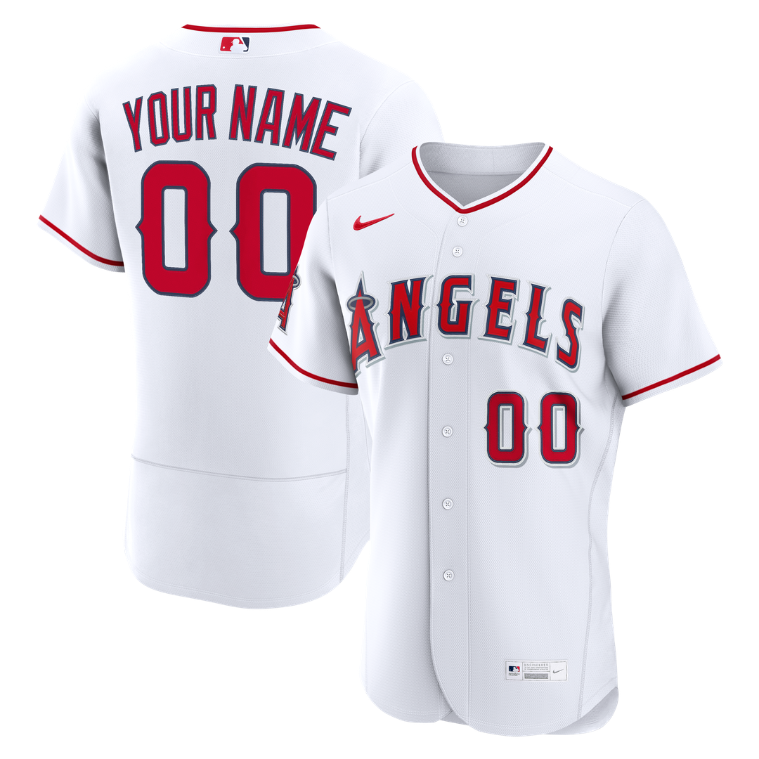 Los Angeles Angels | Nike White Home Authentic Custom Jersey