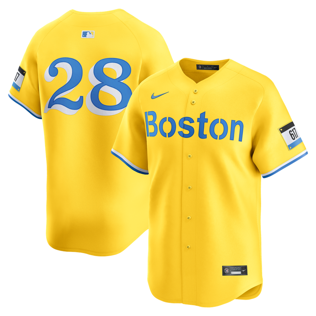 Boston Red Sox Kristian Campbell | Nike Gold Alternate Limited Jersey