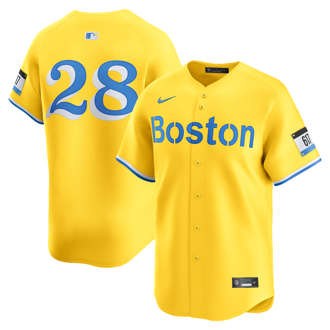 Boston Red Sox Kristian Campbell | Nike Gold Alternate Limited Jersey