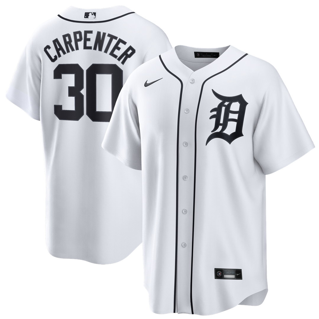 Detroit Tigers Kerry Carpenter | Nike White Home Replica Jersey