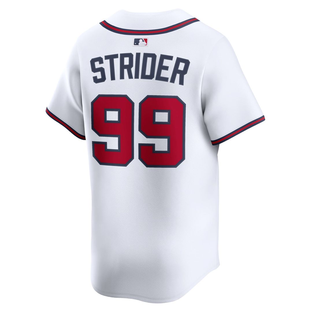 Atlanta Braves Spencer Strider | Nike White Home Limited Player Jersey