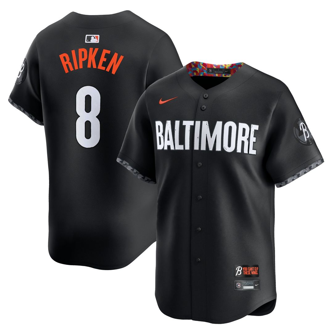 Baltimore Orioles Cal Ripken Jr. | Nike Black City Connect Limited Player Jersey