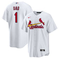 St. Louis Cardinals | Nike White #1 Dad Home Replica Jersey