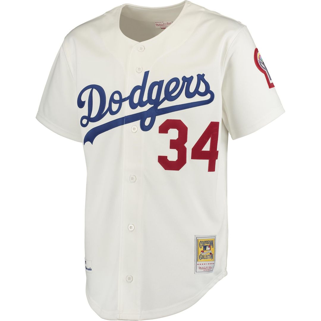 Los Angeles Dodgers Fernando Valenzuela | Mitchell & Ness Gray Authentic Jersey