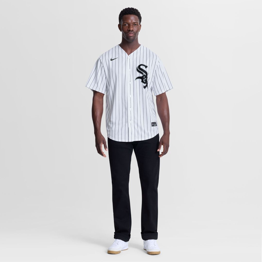 Chicago White Sox Huascar Brazoban | Nike White Home Replica Jersey