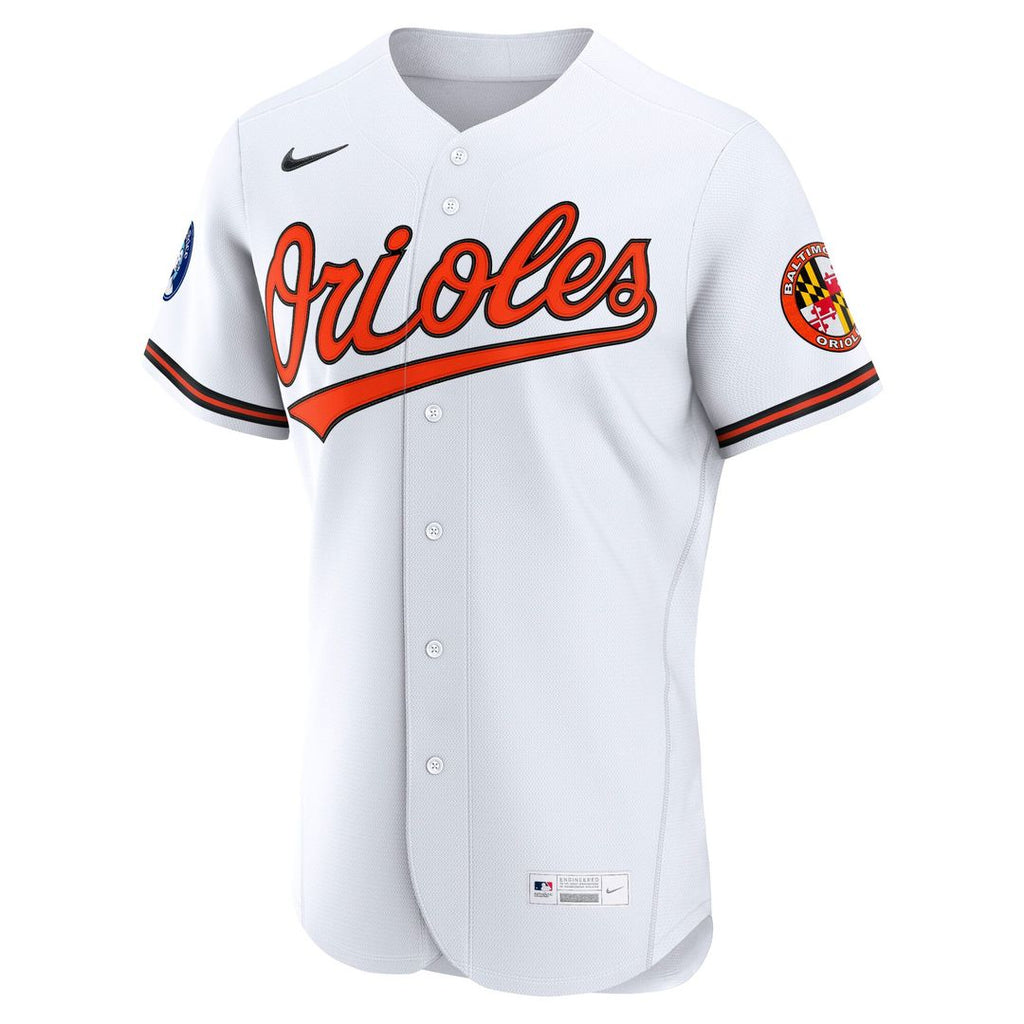 Baltimore Orioles | Nike White Home Sponsor Patch Authentic Jersey
