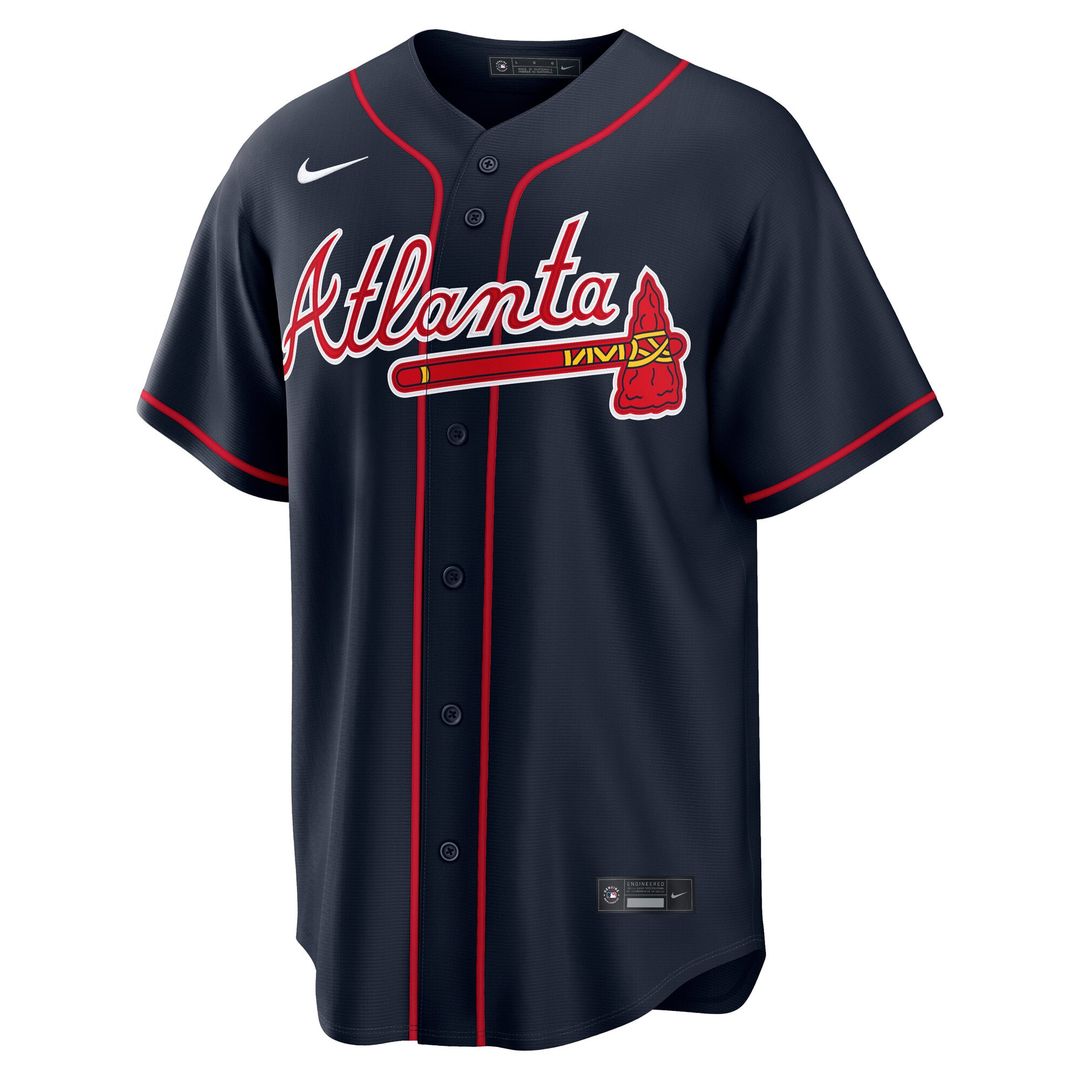 Atlanta Braves Austin Riley | Nike Navy Alternate Replica Jersey