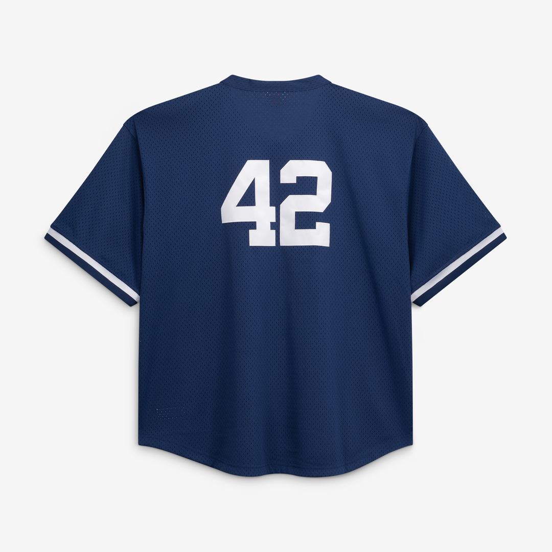 New York Yankees Mariano Rivera | Mitchell & Ness Navy Cooperstown Collection Big & Tall Mesh Batting Practice Jersey
