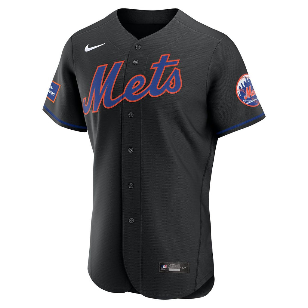 New York Mets | Nike White Home Sponsor Patch Authentic Jersey