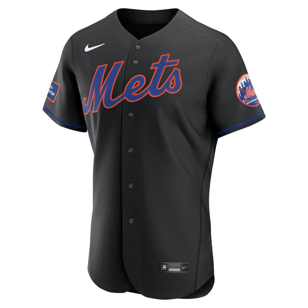 New York Mets | Nike White Home Sponsor Patch Authentic Jersey