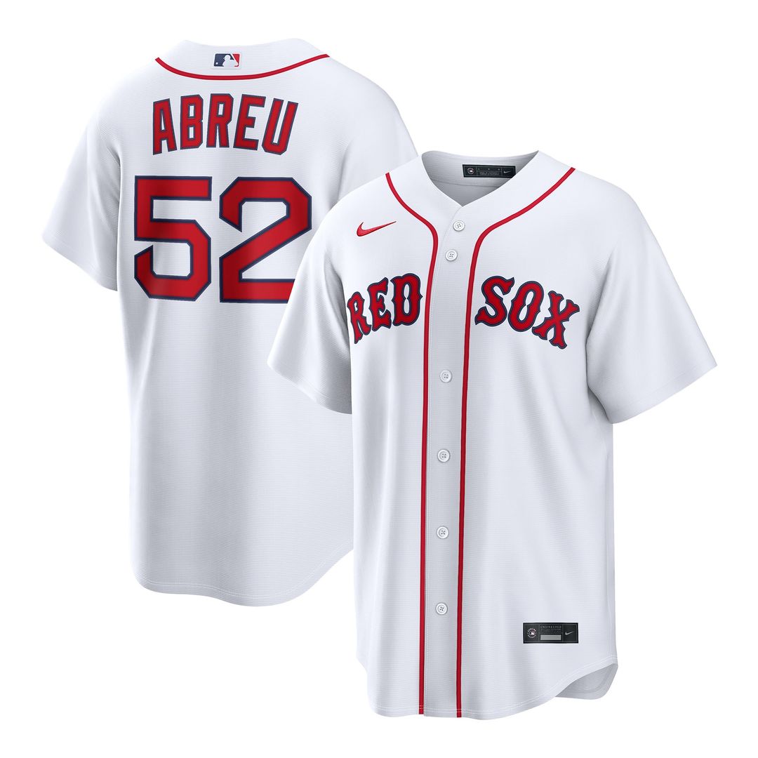 Boston Red Sox Wilyer Abreu | Nike White Home Replica Jersey