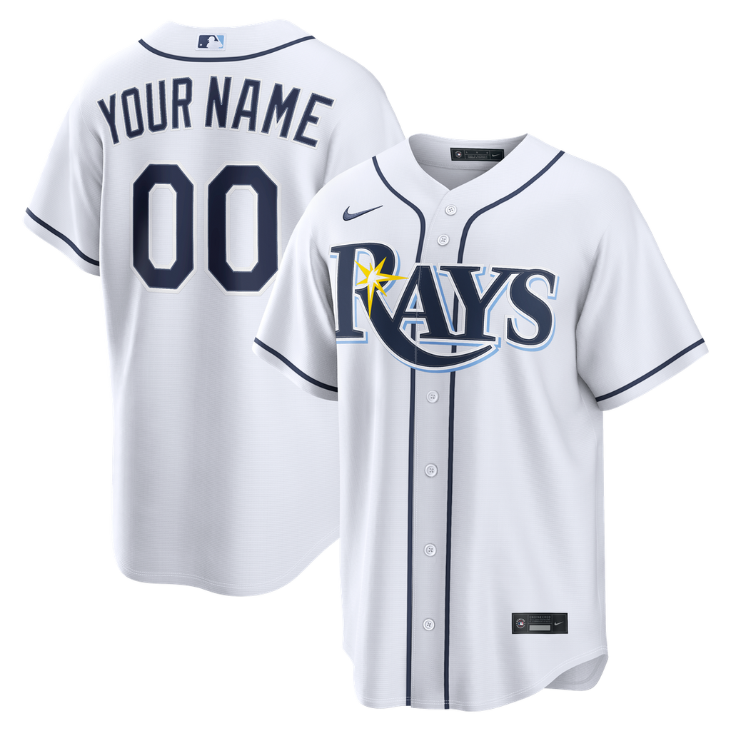Tampa Bay Rays | Nike White Home Replica Custom Jersey