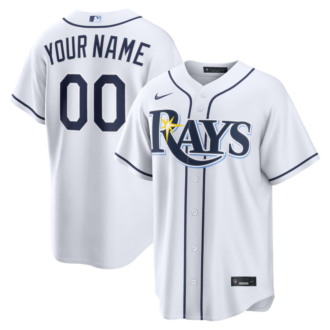 Tampa Bay Rays | Nike White Home Replica Custom Jersey