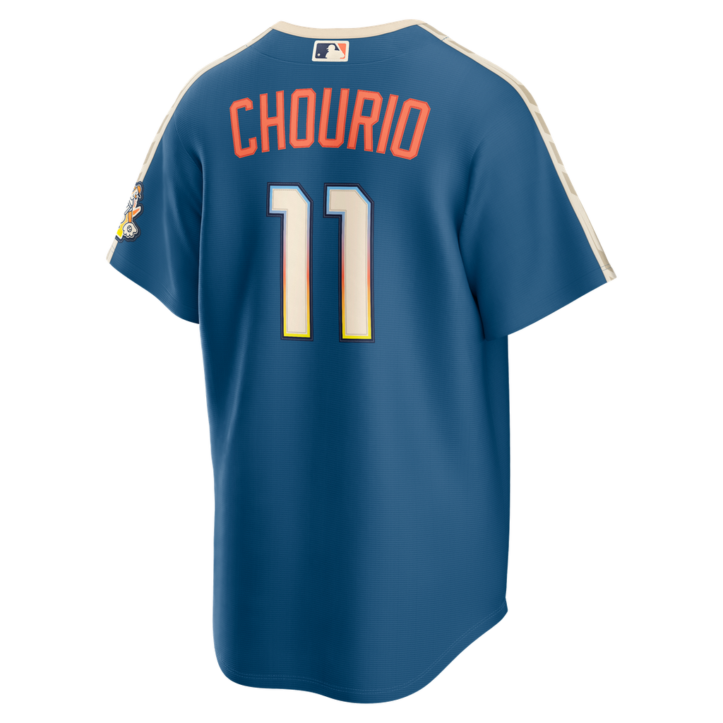 Milwaukee Brewers Jackson Chourio | Nike Mineral Blue 2026 City Connect Stadium Jersey