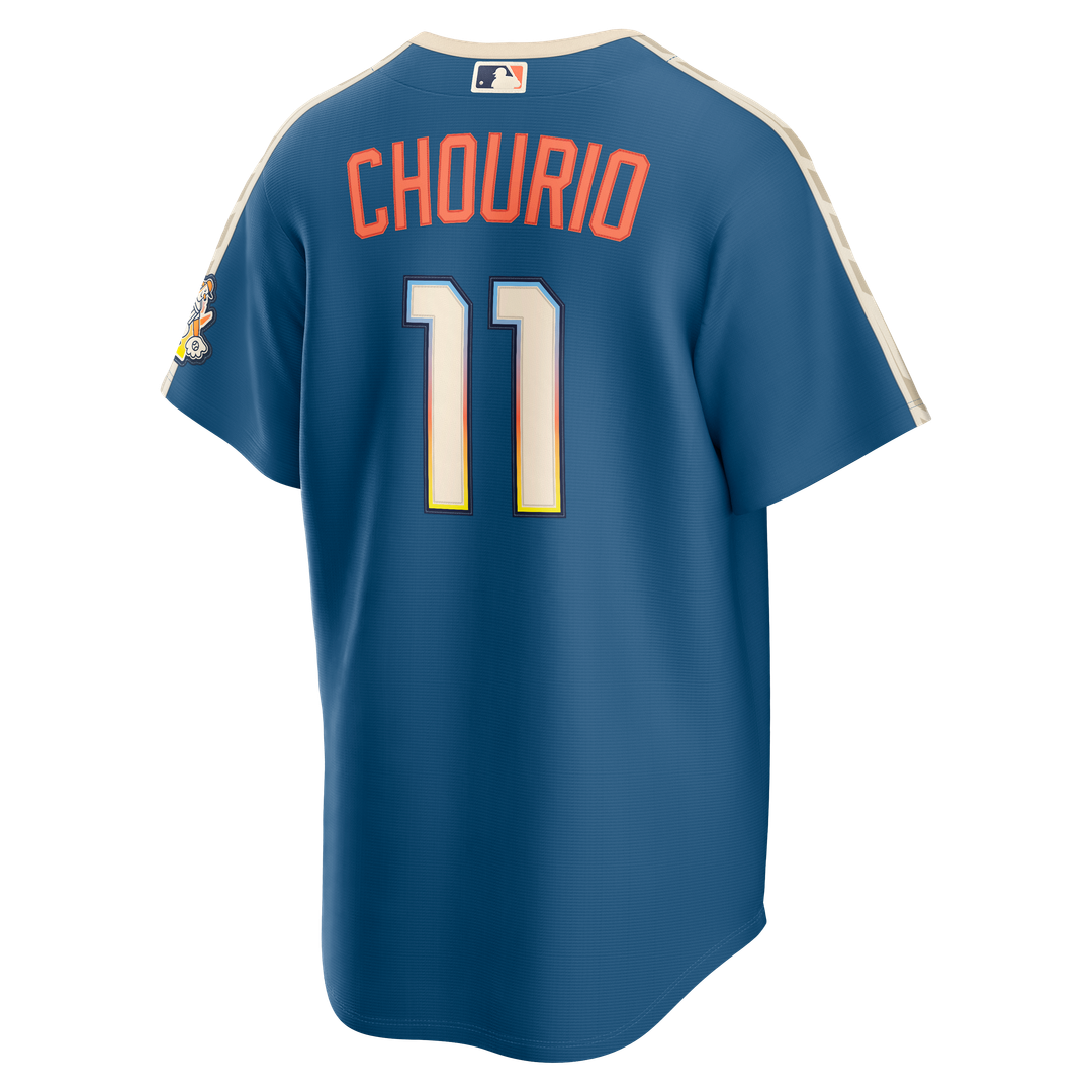 Milwaukee Brewers Jackson Chourio | Nike Mineral Blue 2026 City Connect Stadium Jersey