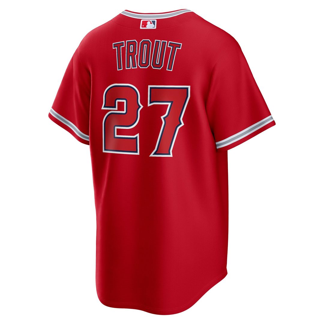 Los Angeles Angels Mike Trout | Nike Gray Road Replica Jersey