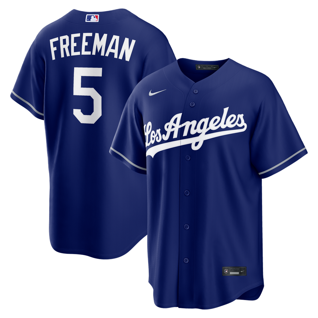 Los Angeles Dodgers Freddie Freeman | Nike Royal Alternate Replica Jersey