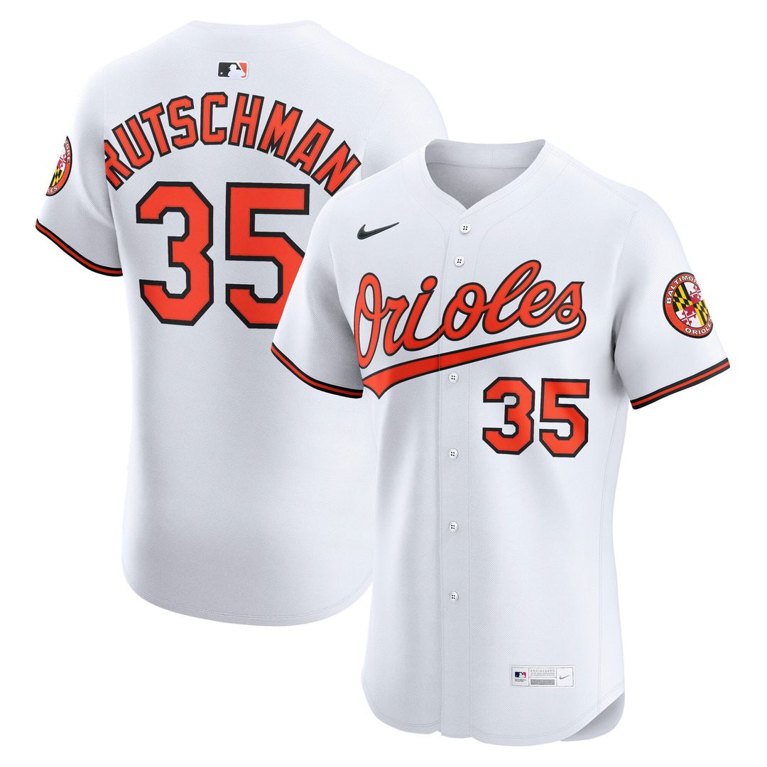 Baltimore Orioles Adley Rutschman | Nike Orange Alternate 2 Elite Jersey