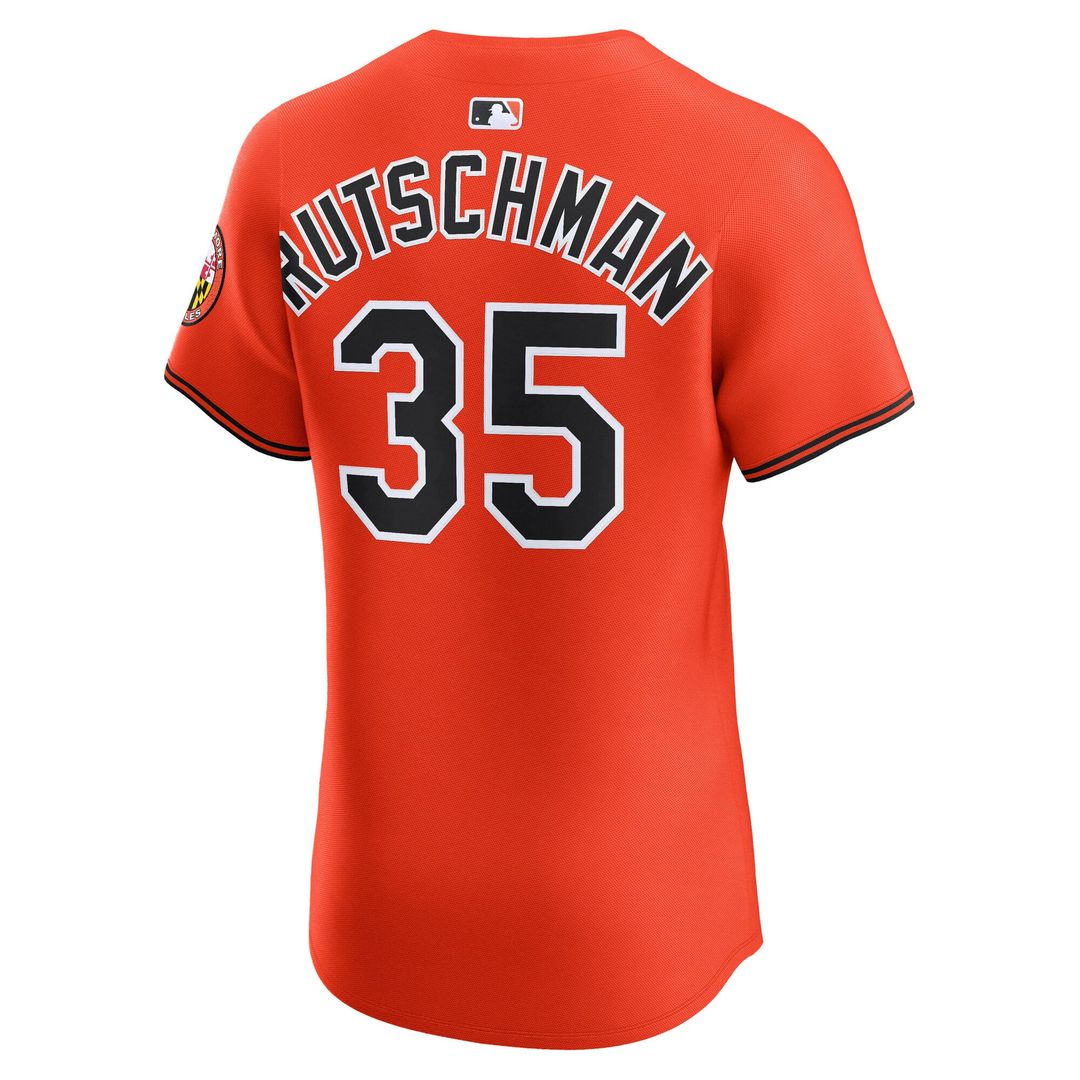 Baltimore Orioles Adley Rutschman | Nike Orange Alternate 2 Elite Jersey