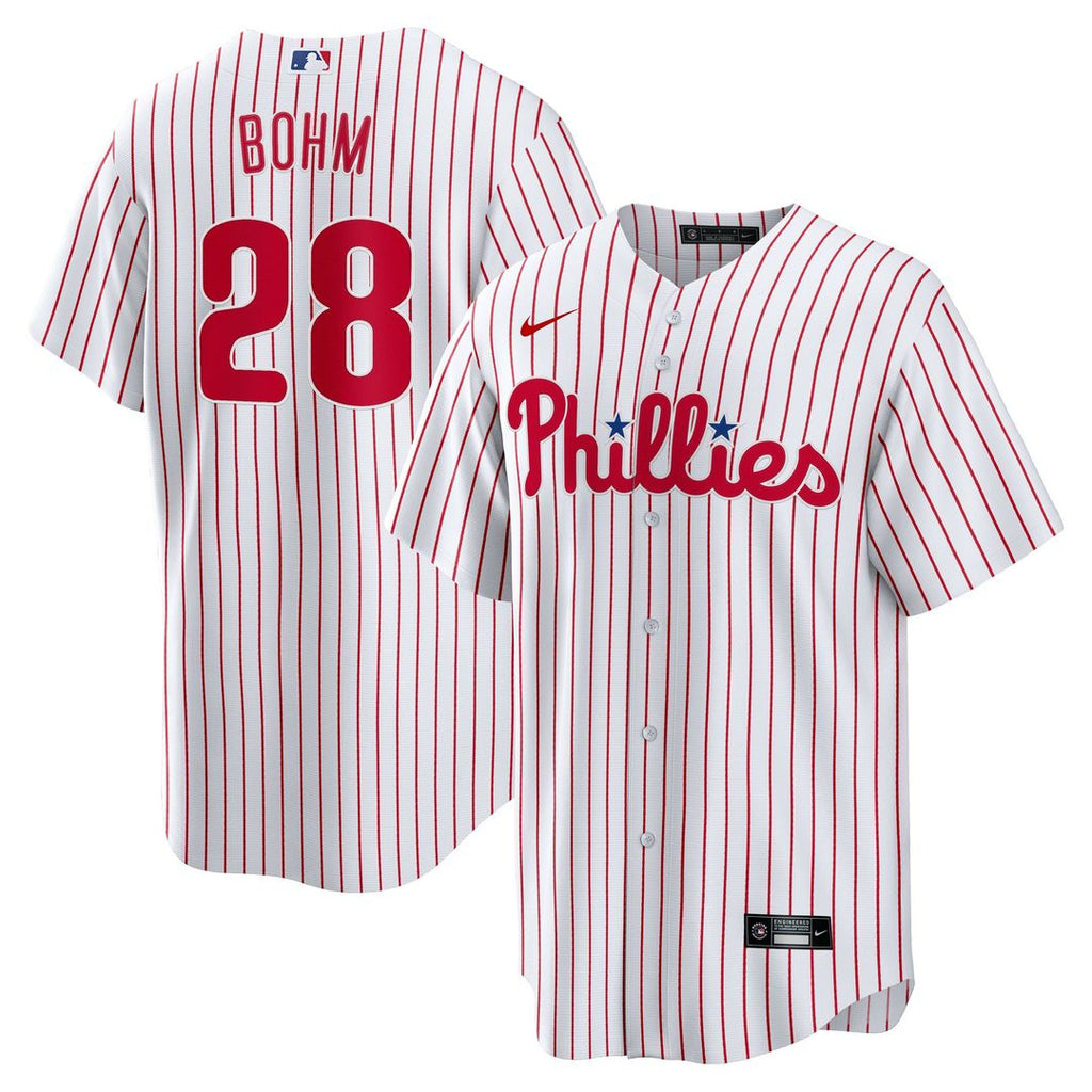 Philadelphia Phillies Alec Bohm | Nike White Home Replica Jersey