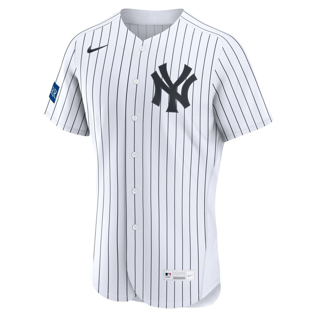 New York Yankees Aaron Judge | Nike White Home Authentic Sponsor Patch Jersey