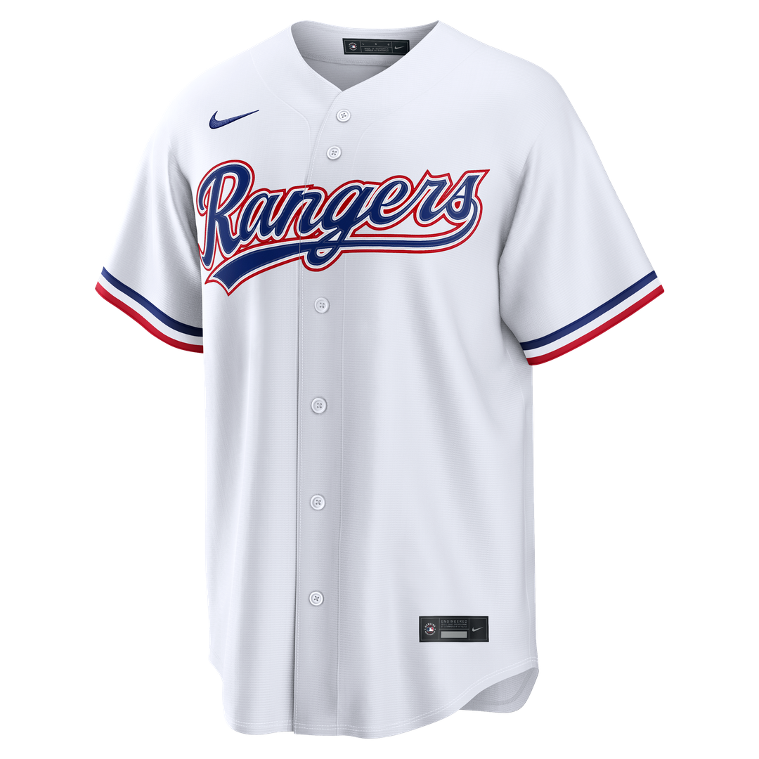 Texas Rangers Wyatt Langford | Nike White Home Replica Jersey