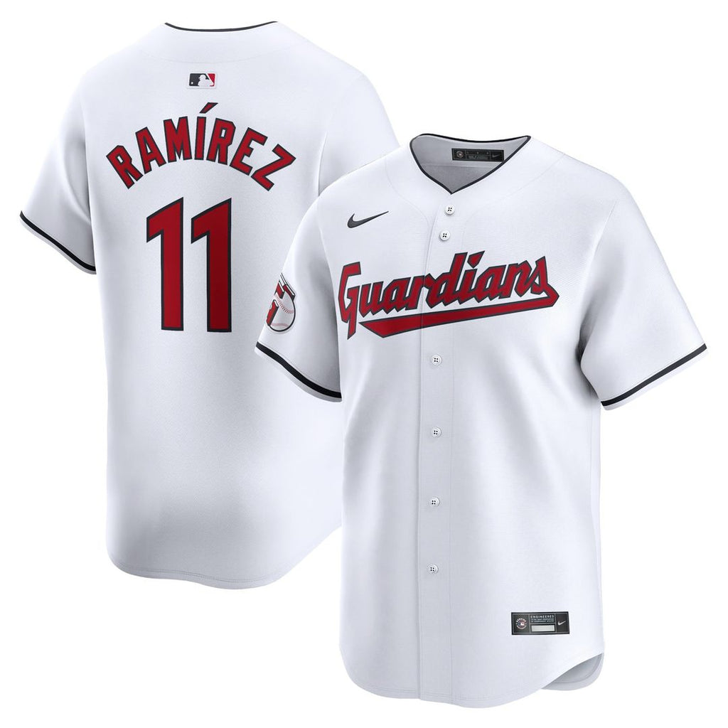 Cleveland Guardians Jose Ramirez | Nike White Home Limited Player Jersey