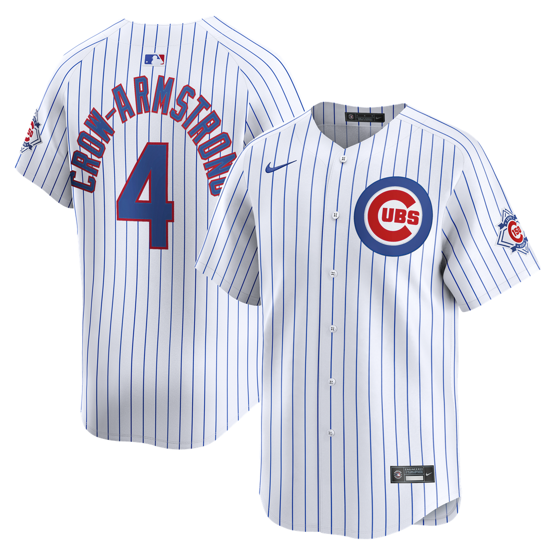 Chicago Cubs Pete Crow-Armstrong | Nike White 150th Anniversary Limited Jersey