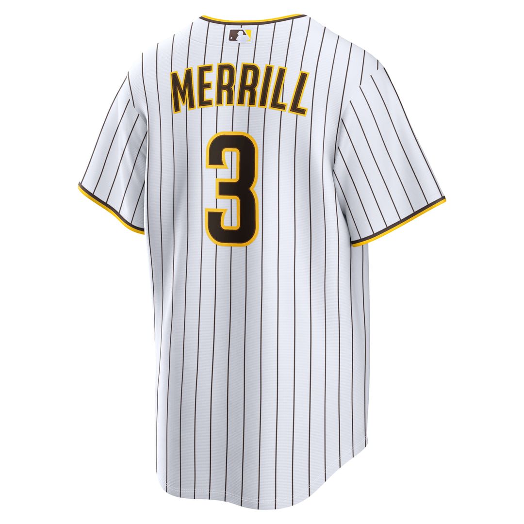 San Diego Padres Jackson Merrill | Nike White Home Replica Player Jersey