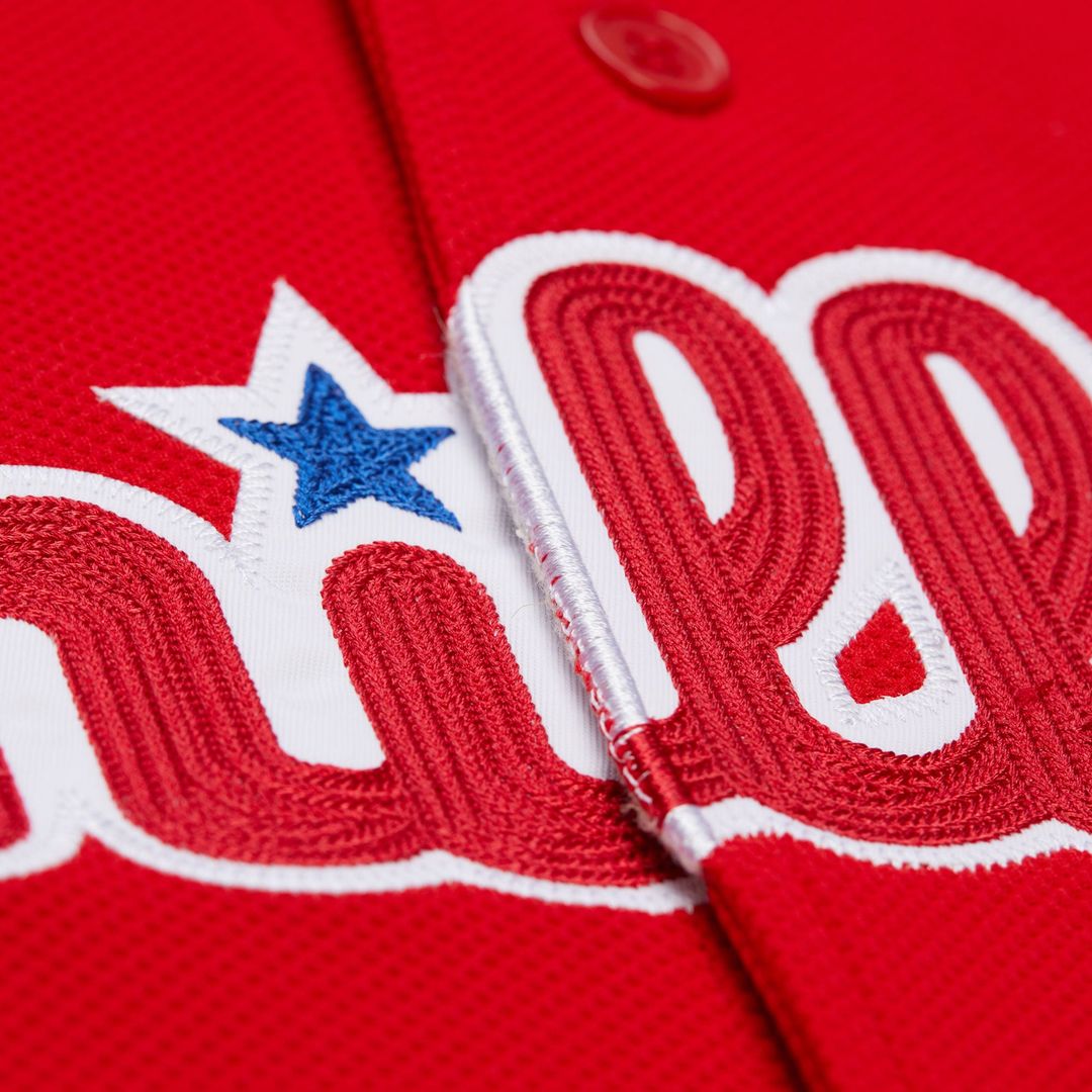 Philadelphia Phillies Ryan Howard | Mitchell & Ness Red Big & Tall Cooperstown Mesh Batting Practice Jersey