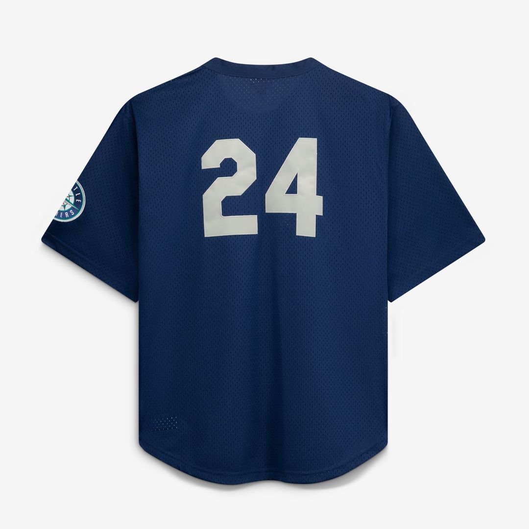 Seattle Mariners Ken Griffey Jr. | Mitchell & Ness Royal Big & Tall Cooperstown Collection Mesh Batting Practice Jersey